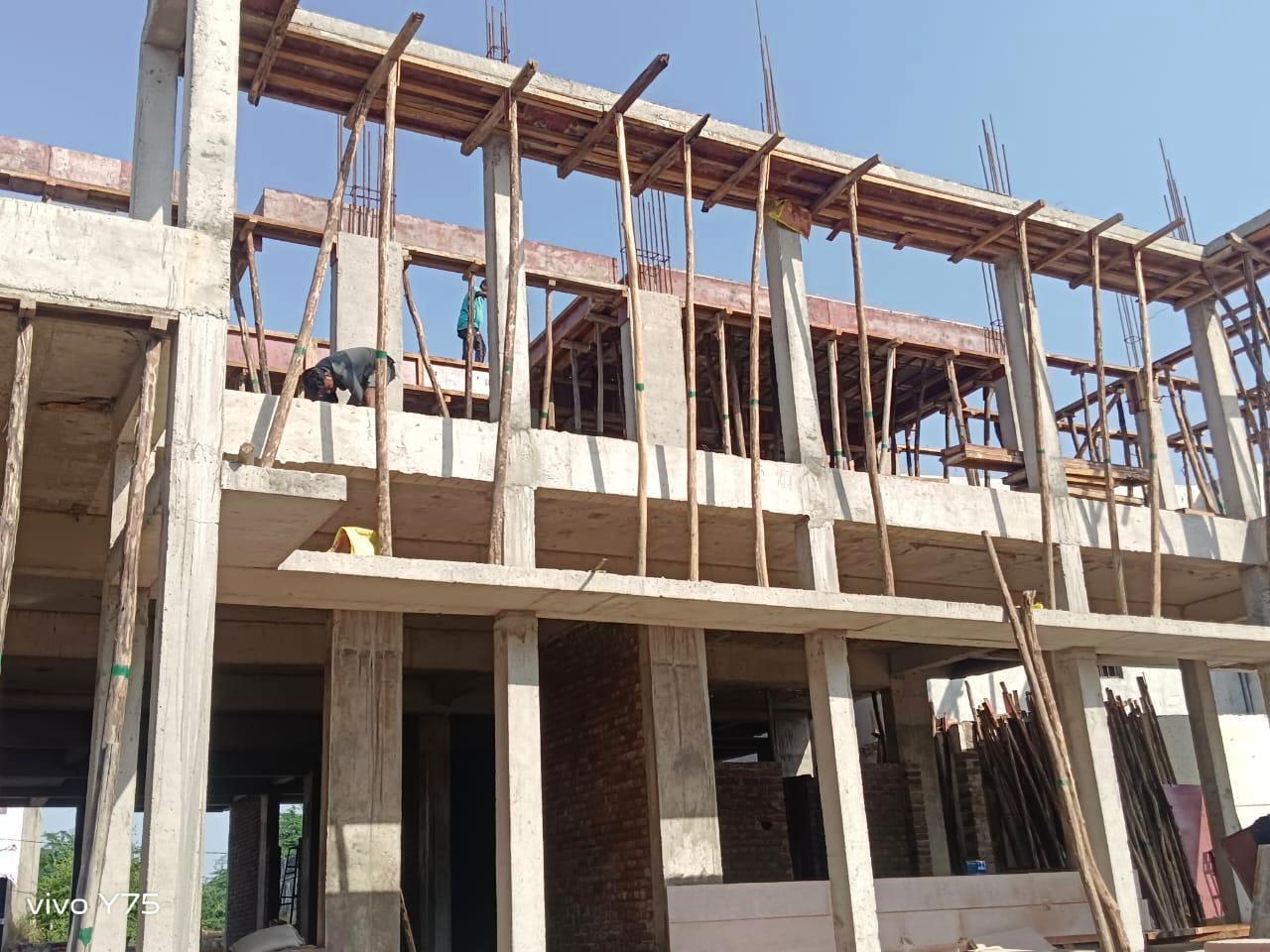 RCC Column Casting Construction Project in Jodhpur
