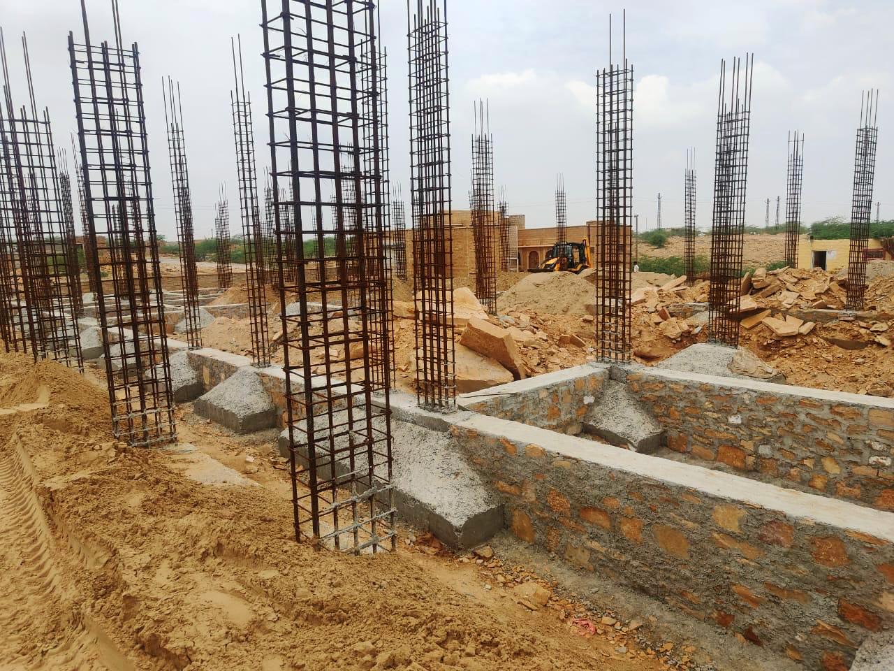 RCC Beam Construction by Aainath Construction Company